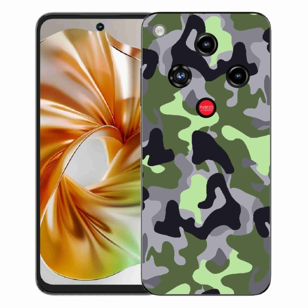 Gelový kryt mmCase na ZTE Nubia Focus 2 - maskáčový vzor 7