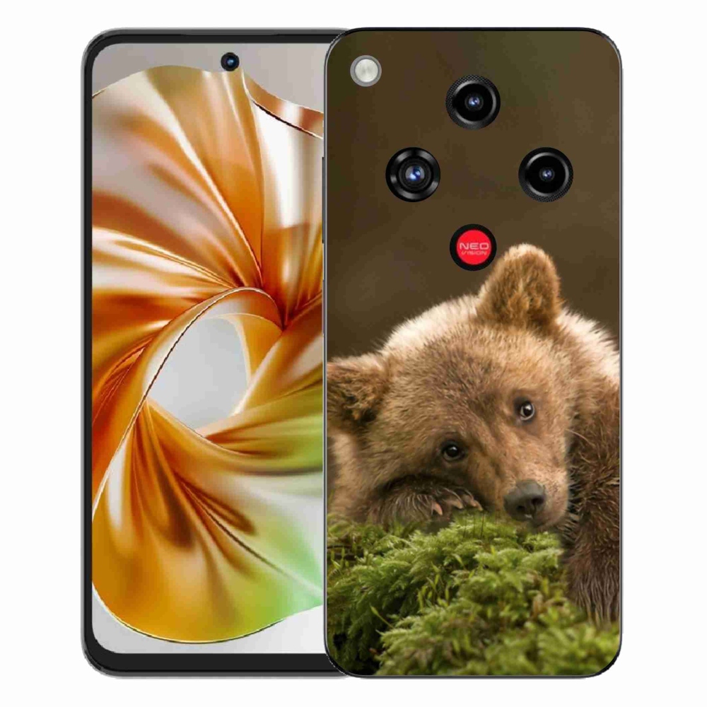 Gelový kryt mmCase na ZTE Nubia Focus 2 - medvěd