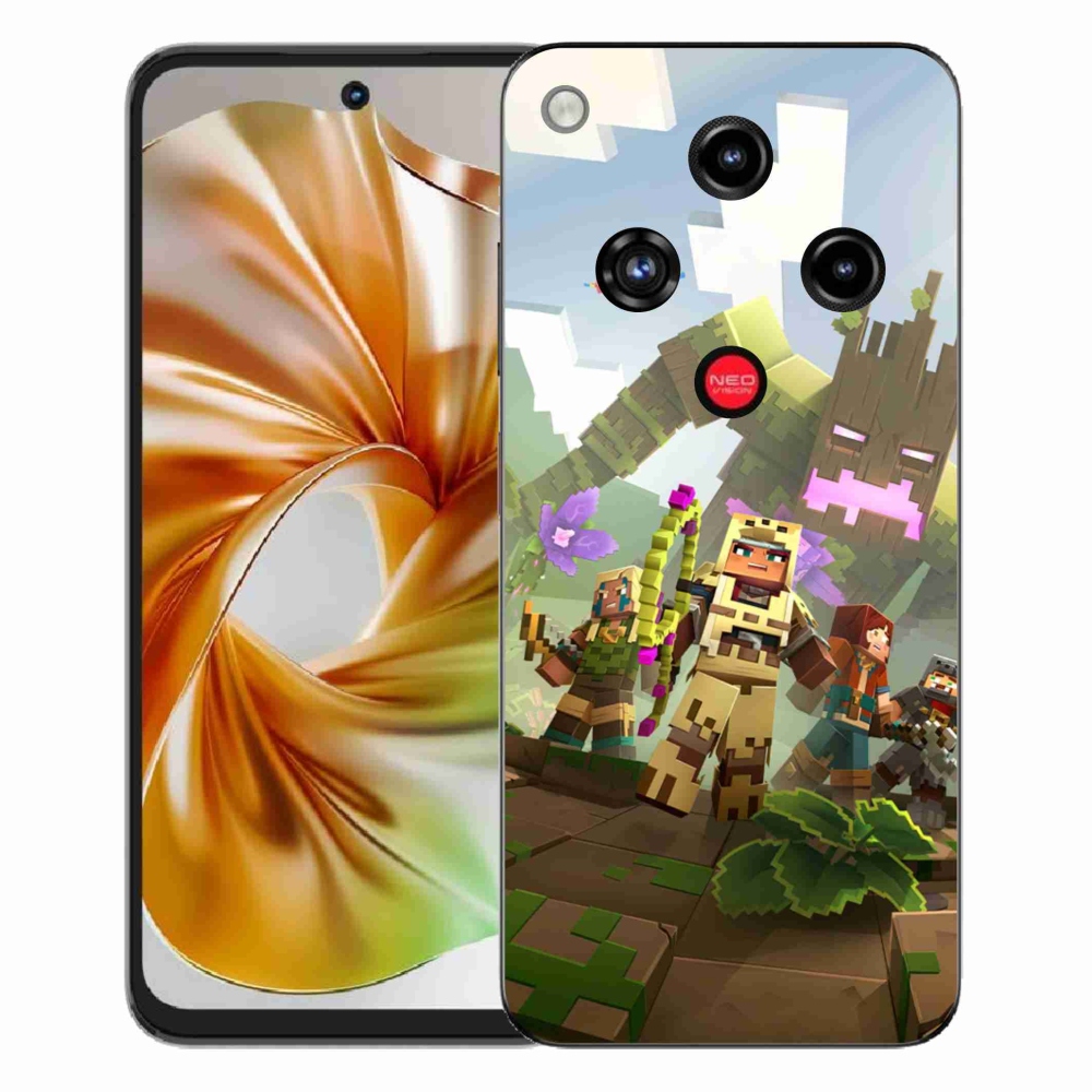 Gelový kryt mmCase na ZTE Nubia Focus 2 - minecraft 1