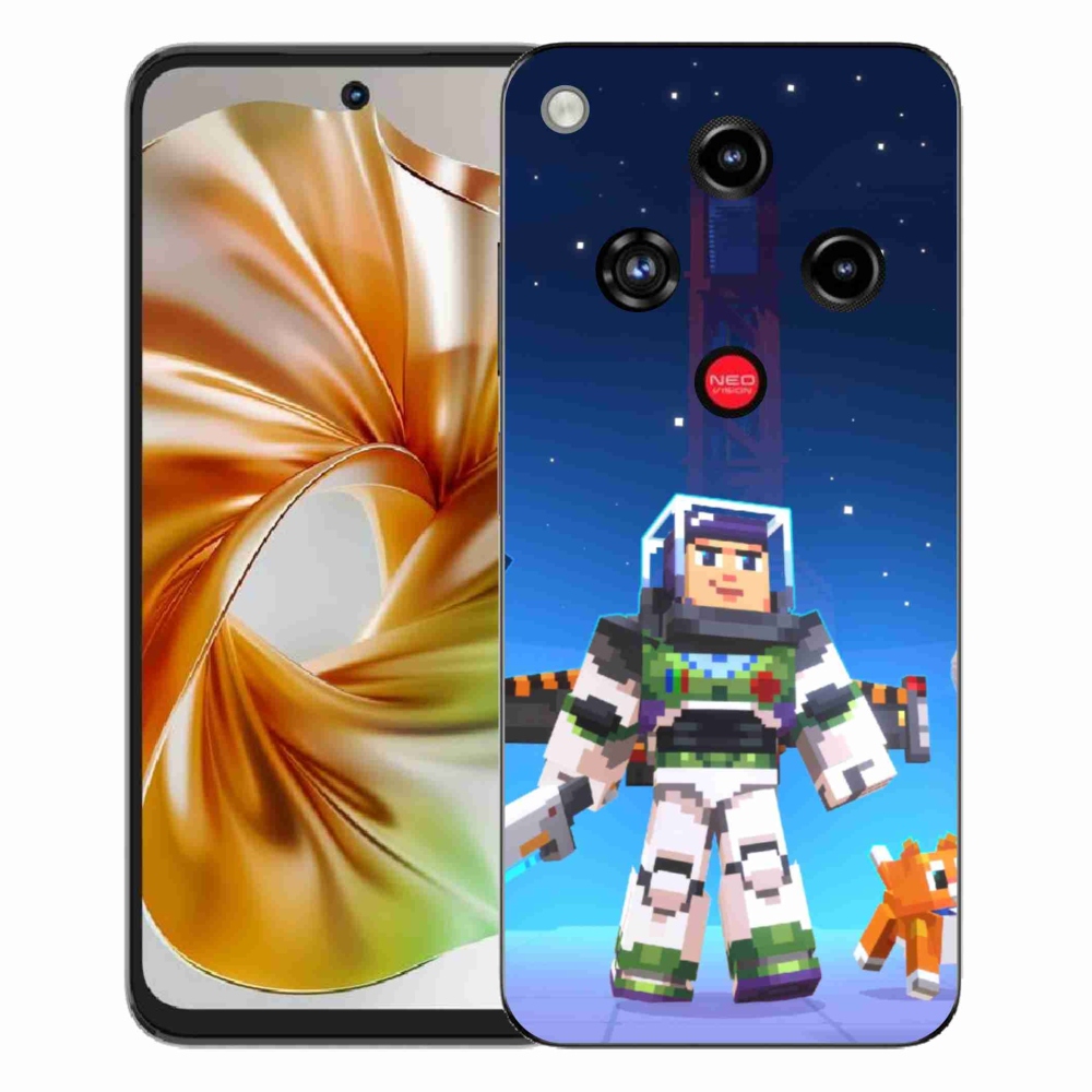 Gelový kryt mmCase na ZTE Nubia Focus 2 - minecraft 2