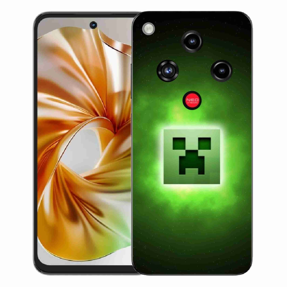 Gelový kryt mmCase na ZTE Nubia Focus 2 - minecraft