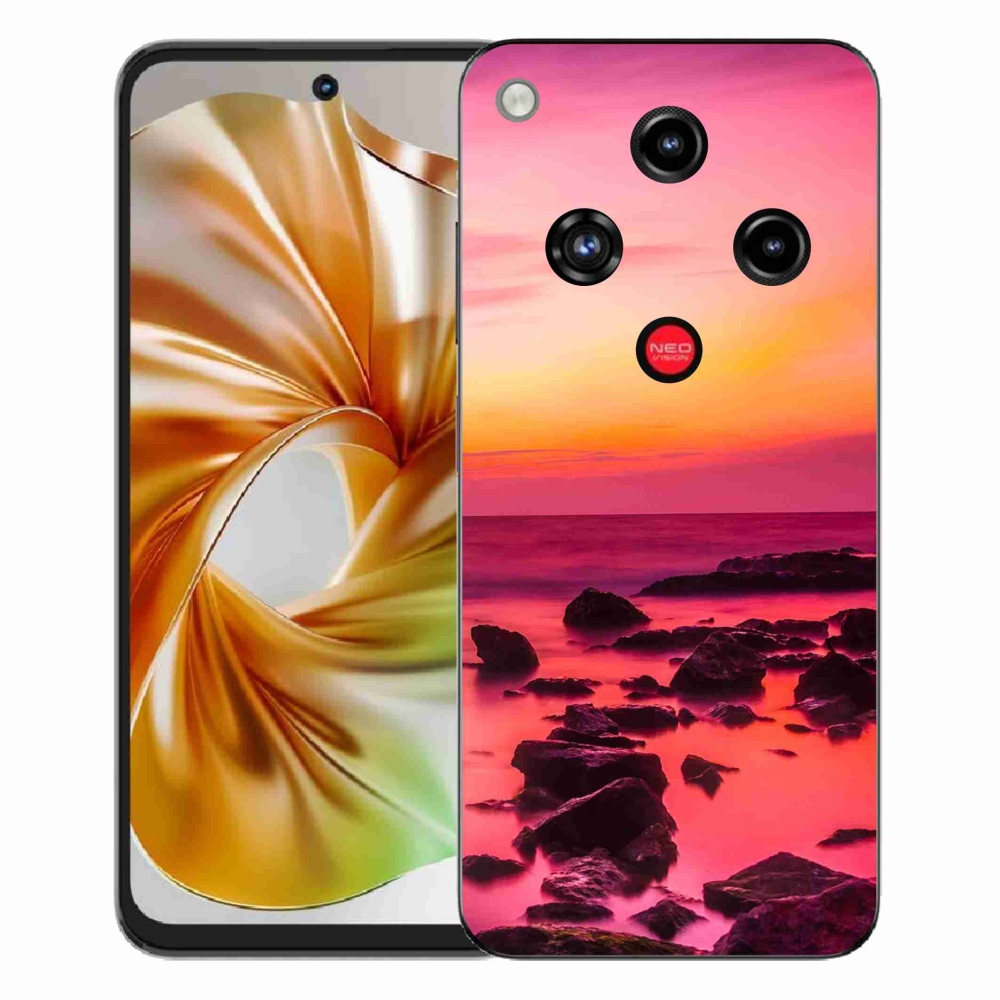 Gelový kryt mmCase na ZTE Nubia Focus 2 - moře a záře