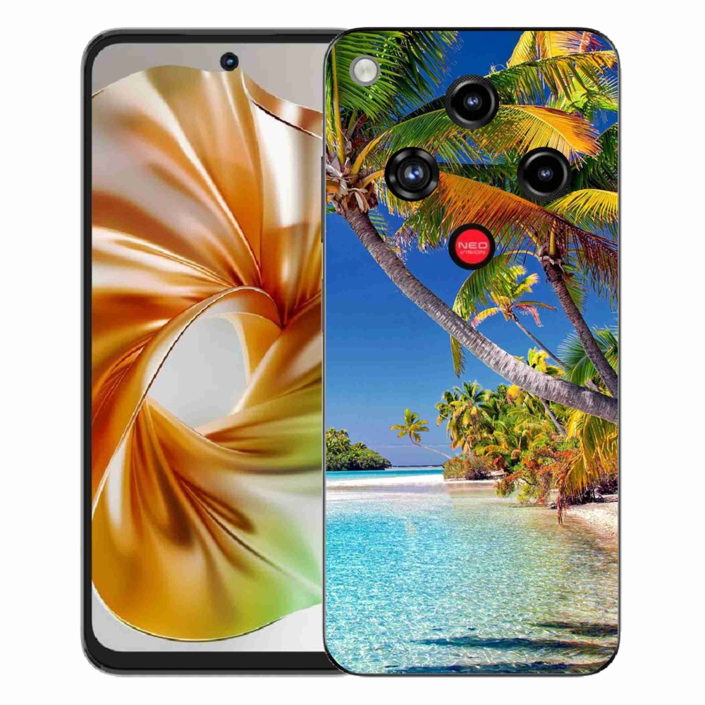 Gelový kryt mmCase na ZTE Nubia Focus 2 - mořská pláž