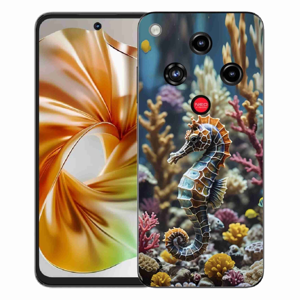 Gelový kryt mmCase na ZTE Nubia Focus 2 - mořský koník 2