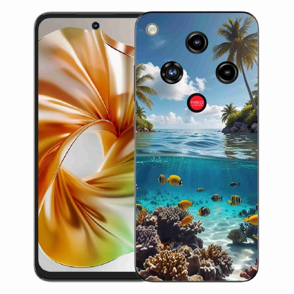 Gelový kryt mmCase na ZTE Nubia Focus 2 - mořský svět 4
