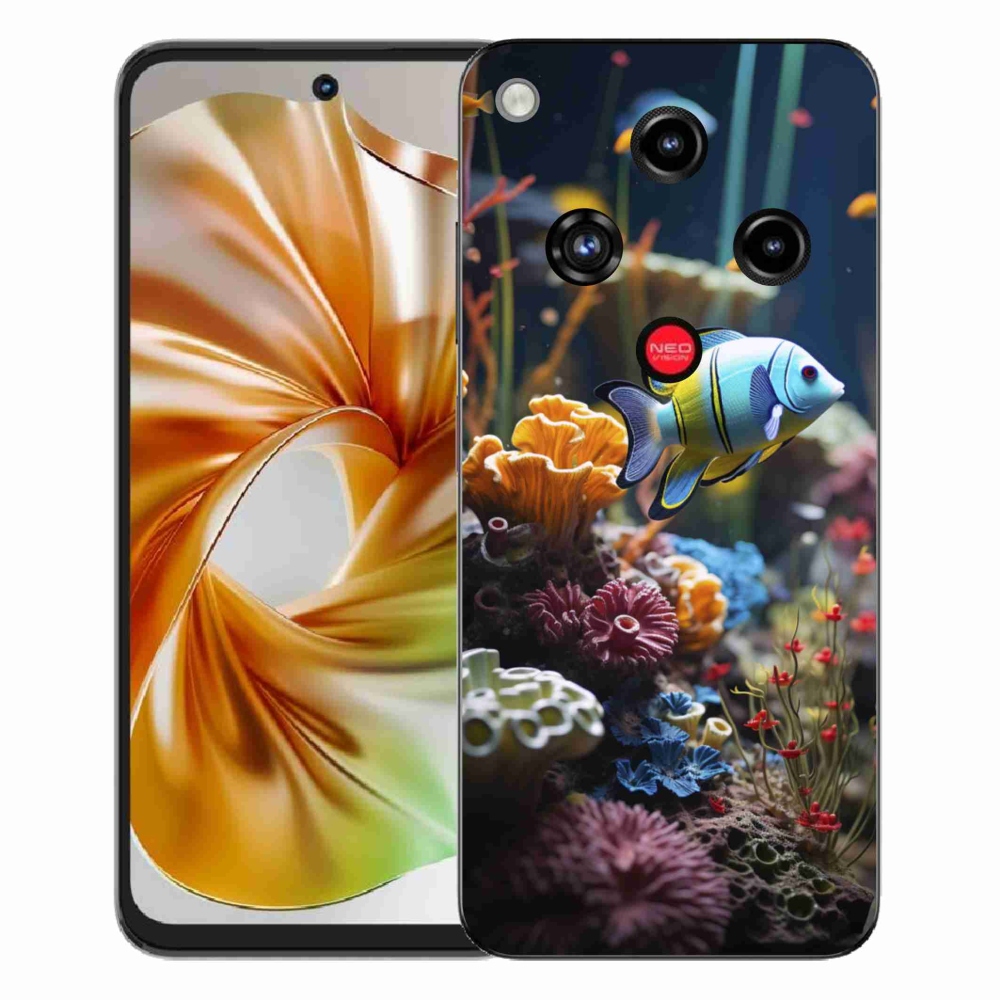 Gelový kryt mmCase na ZTE Nubia Focus 2 - mořský svět 5