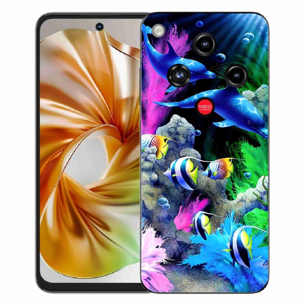 Gelový kryt mmCase na ZTE Nubia Focus 2 - mořský svět