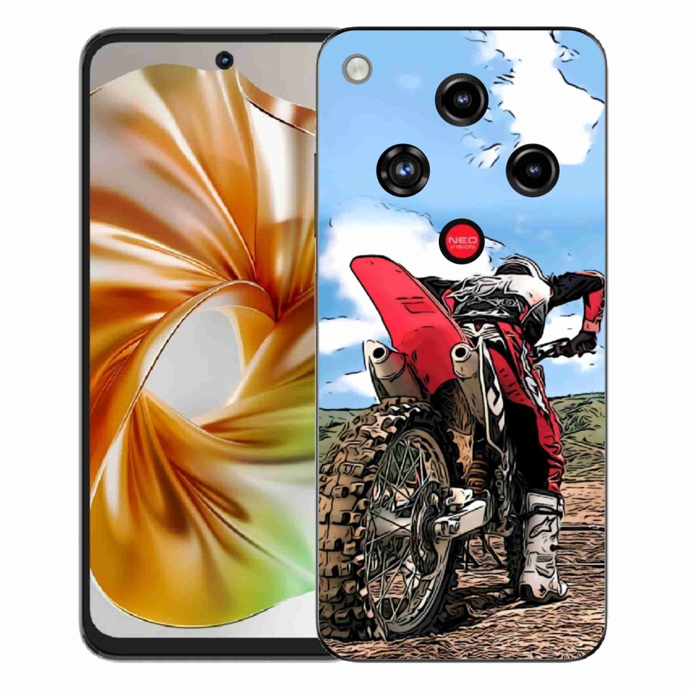 Gelový kryt mmCase na ZTE Nubia Focus 2 - moto