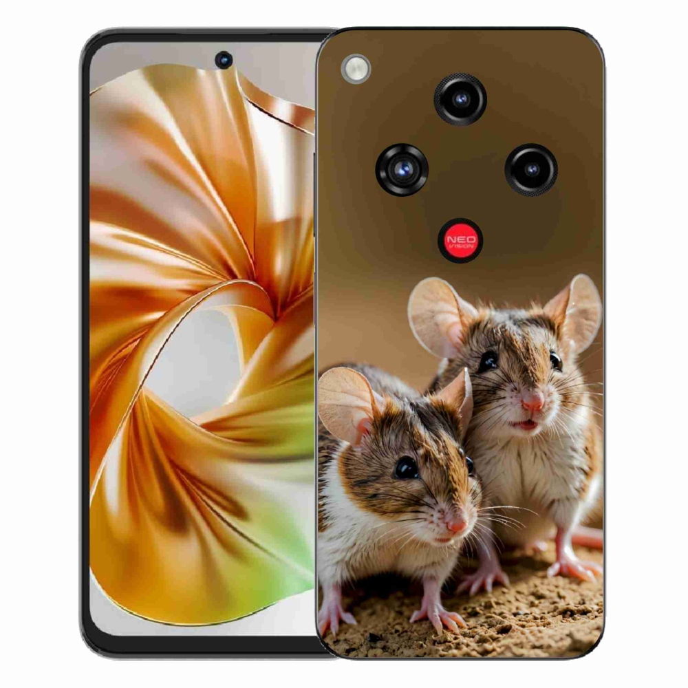 Gelový kryt mmCase na ZTE Nubia Focus 2 - myší duo
