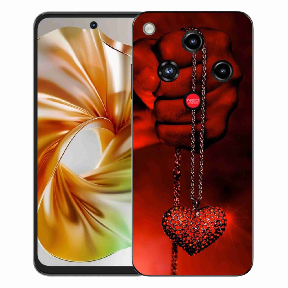 Gelový kryt mmCase na ZTE Nubia Focus 2 - náhrdelník