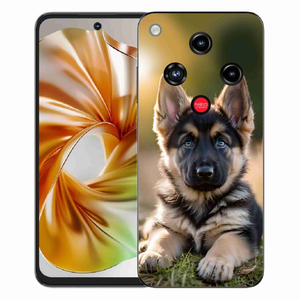 Gelový kryt mmCase na ZTE Nubia Focus 2 - německý ovčák v přírodě