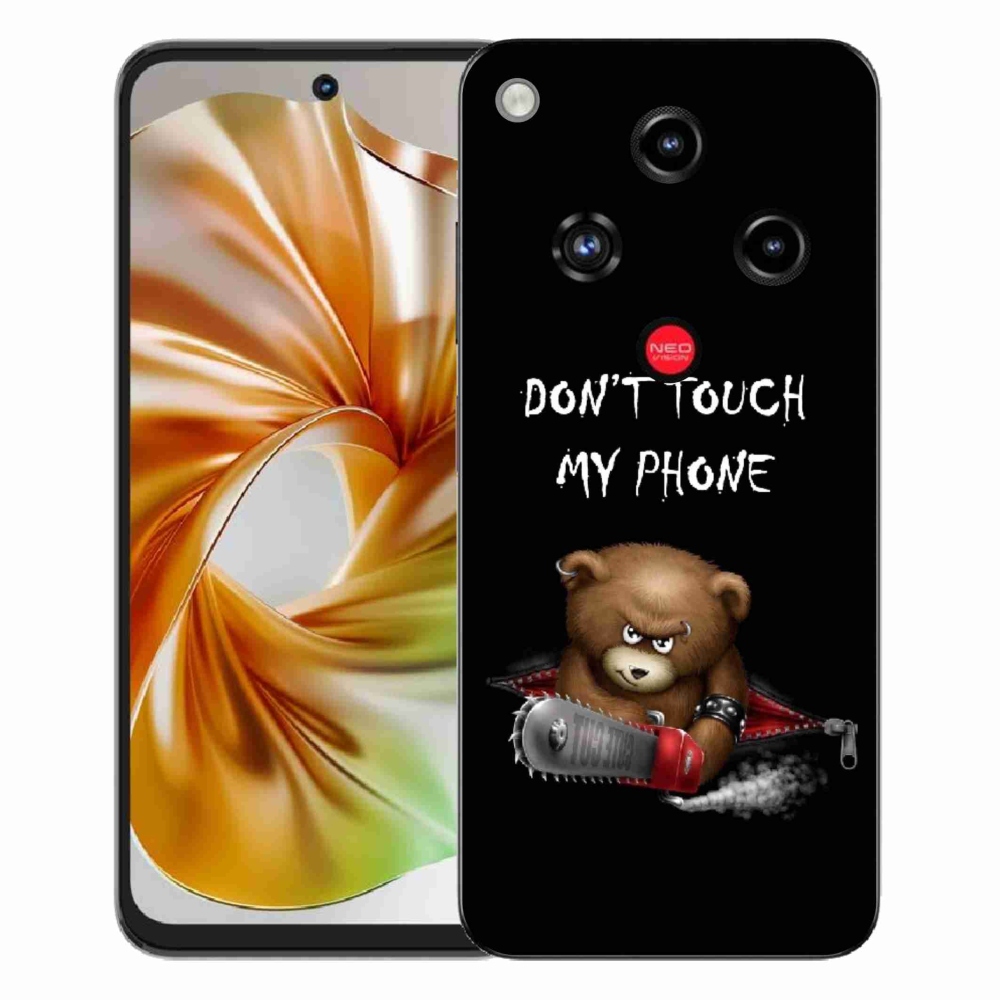 Gelový kryt mmCase na ZTE Nubia Focus 2 - nesahej na telefon