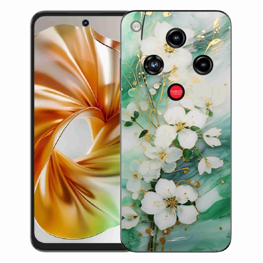 Gelový kryt mmCase na ZTE Nubia Focus 2 - něžné květy