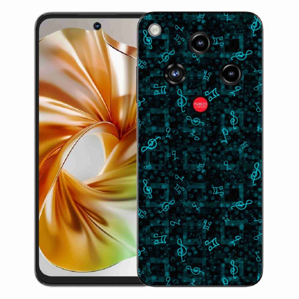 Gelový kryt mmCase na ZTE Nubia Focus 2 - noty 1