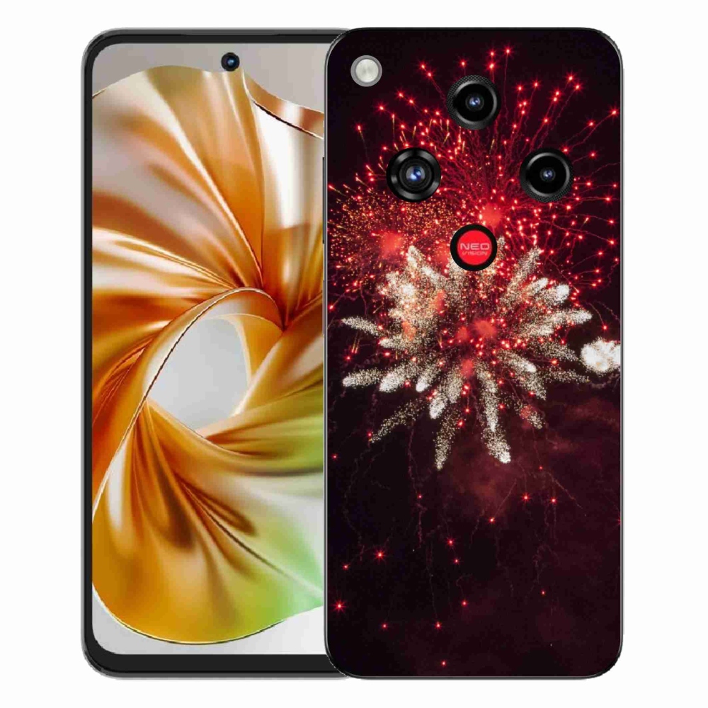 Gelový kryt mmCase na ZTE Nubia Focus 2 - ohňostroj