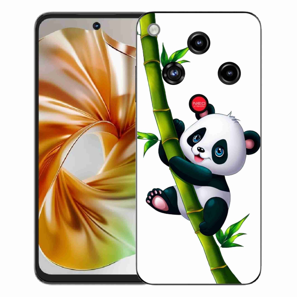 Gelový kryt mmCase na ZTE Nubia Focus 2 - panda na bambusu