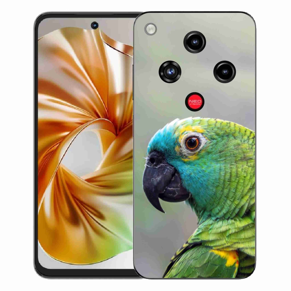 Gelový kryt mmCase na ZTE Nubia Focus 2 - papoušek amazoňan