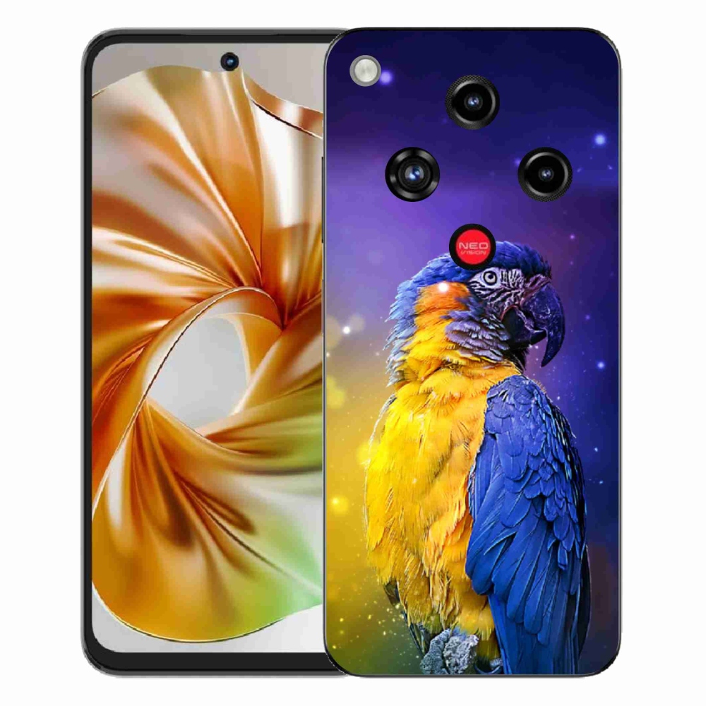 Gelový kryt mmCase na ZTE Nubia Focus 2 - papoušek ara 1