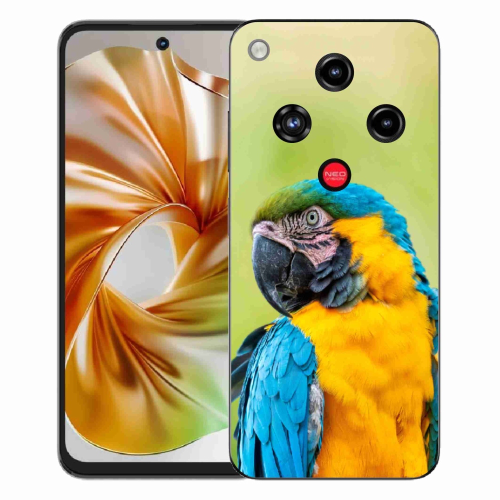 Gelový kryt mmCase na ZTE Nubia Focus 2 - papoušek ara 2