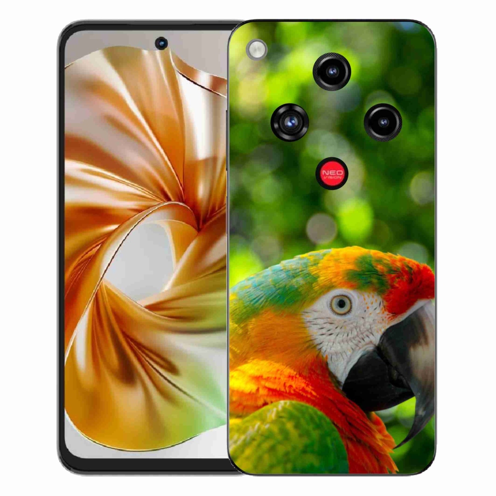 Gelový kryt mmCase na ZTE Nubia Focus 2 - papoušek ara 3
