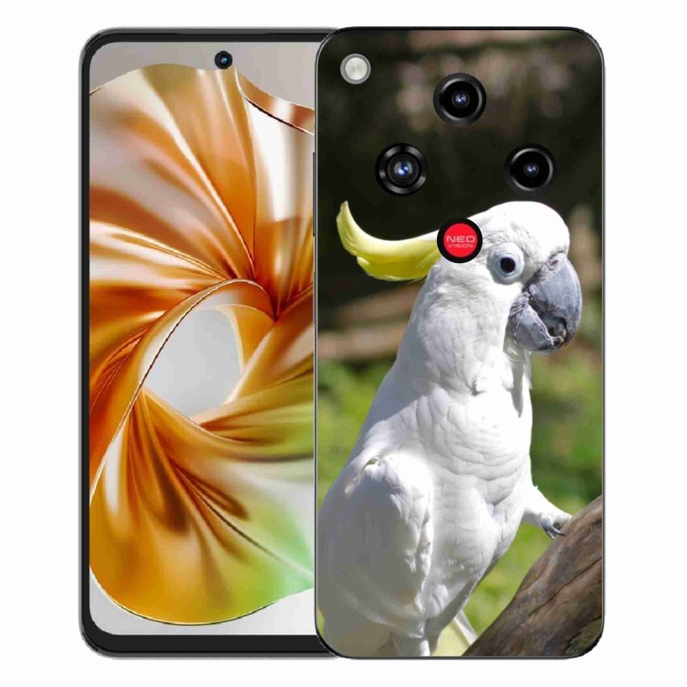 Gelový kryt mmCase na ZTE Nubia Focus 2 - papoušek kakadu 2