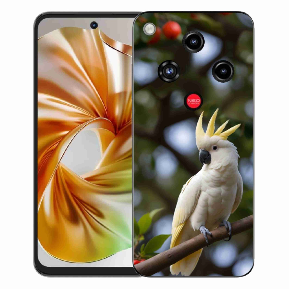 Gelový kryt mmCase na ZTE Nubia Focus 2 - papoušek kakadu 3