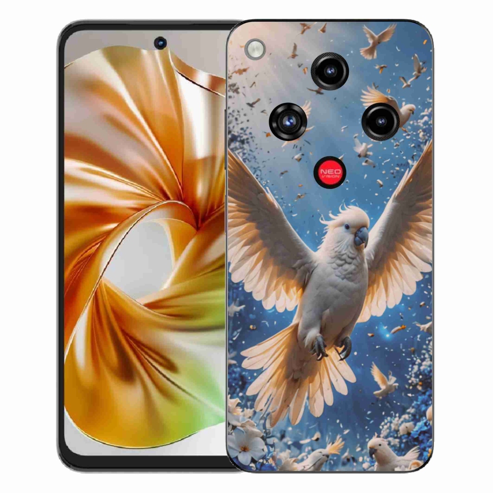 Gelový kryt mmCase na ZTE Nubia Focus 2 - papoušek kakadu