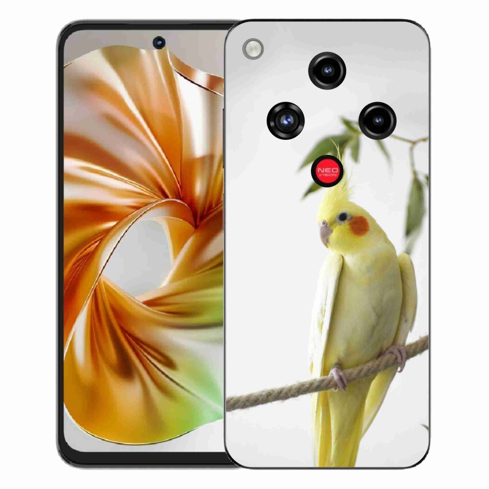 Gelový kryt mmCase na ZTE Nubia Focus 2 - papoušek korela chocholatá