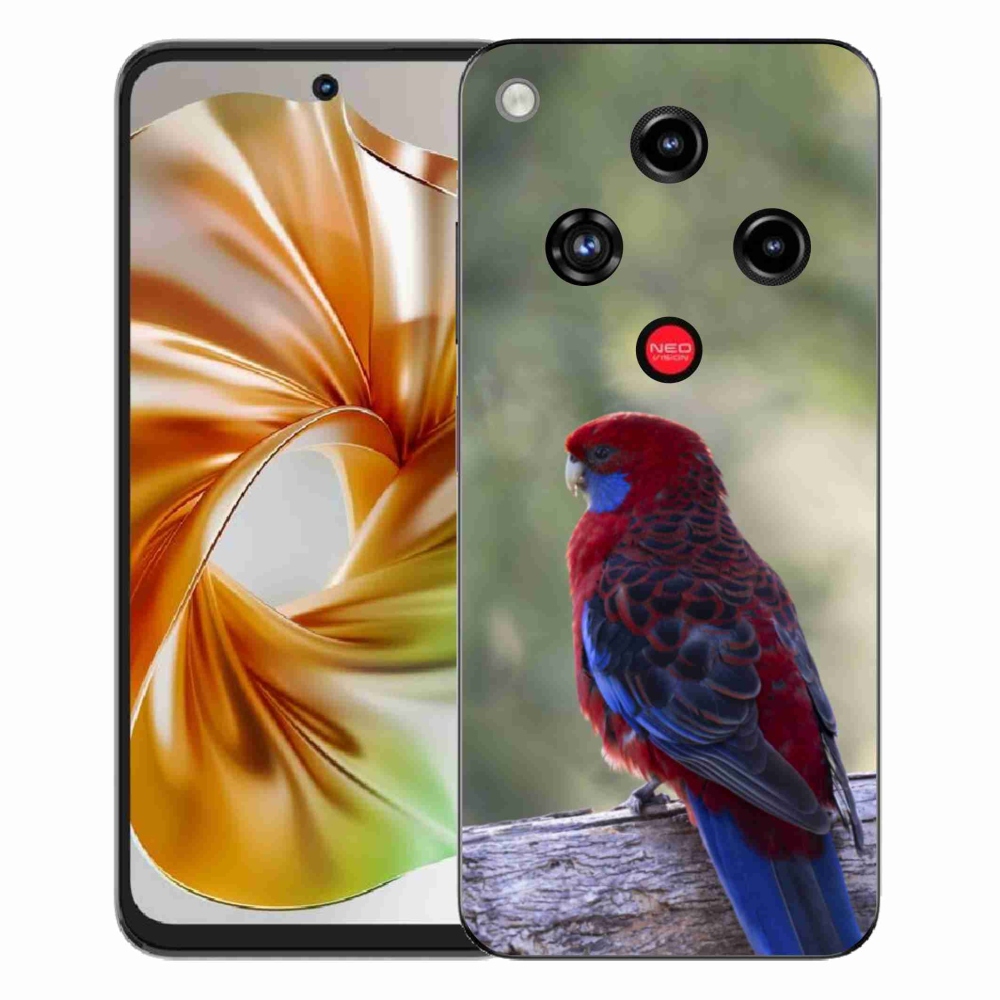 Gelový kryt mmCase na ZTE Nubia Focus 2 - papoušek rosela