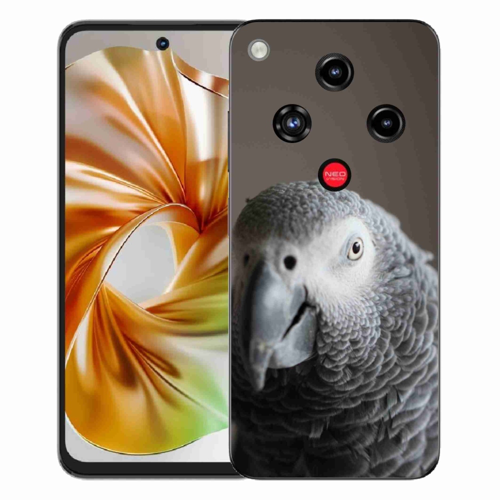 Gelový kryt mmCase na ZTE Nubia Focus 2 - papoušek žako 2