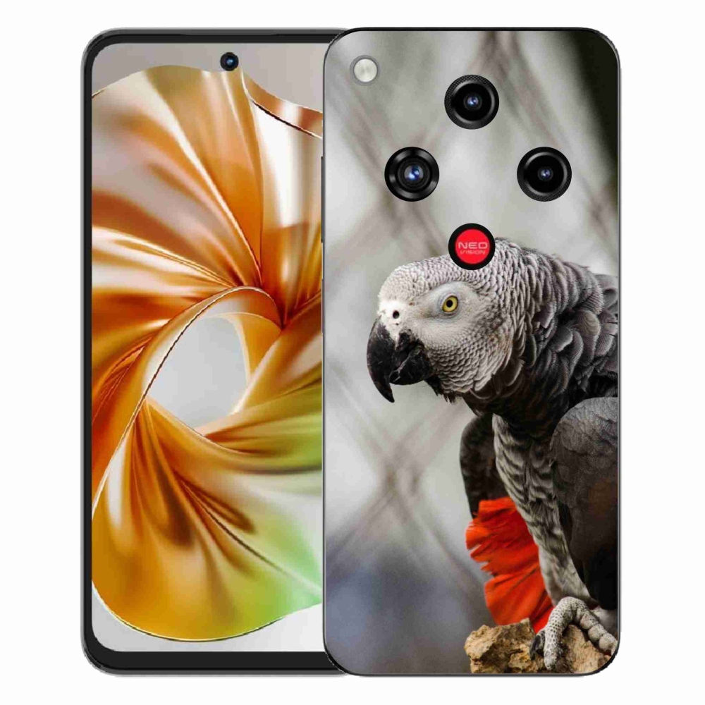 Gelový kryt mmCase na ZTE Nubia Focus 2 - papoušek žako 3