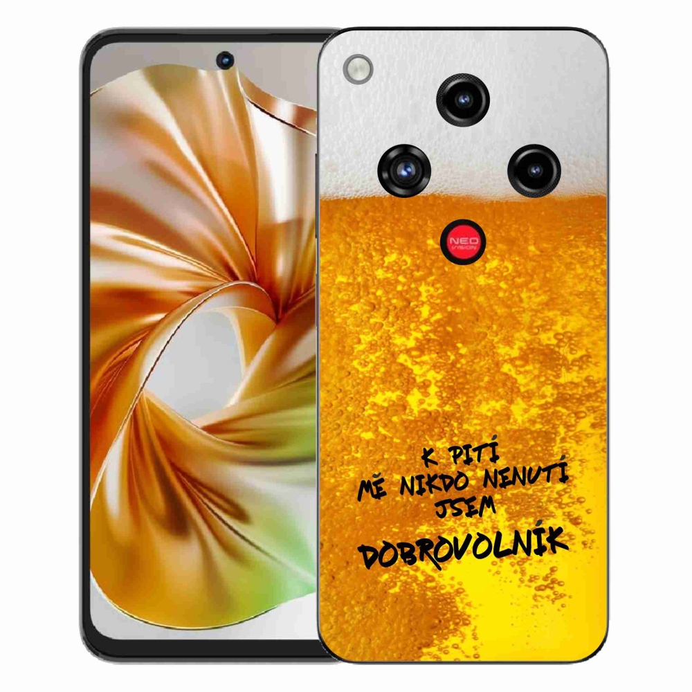 Gelový kryt mmCase na ZTE Nubia Focus 2 - pivní motiv 4