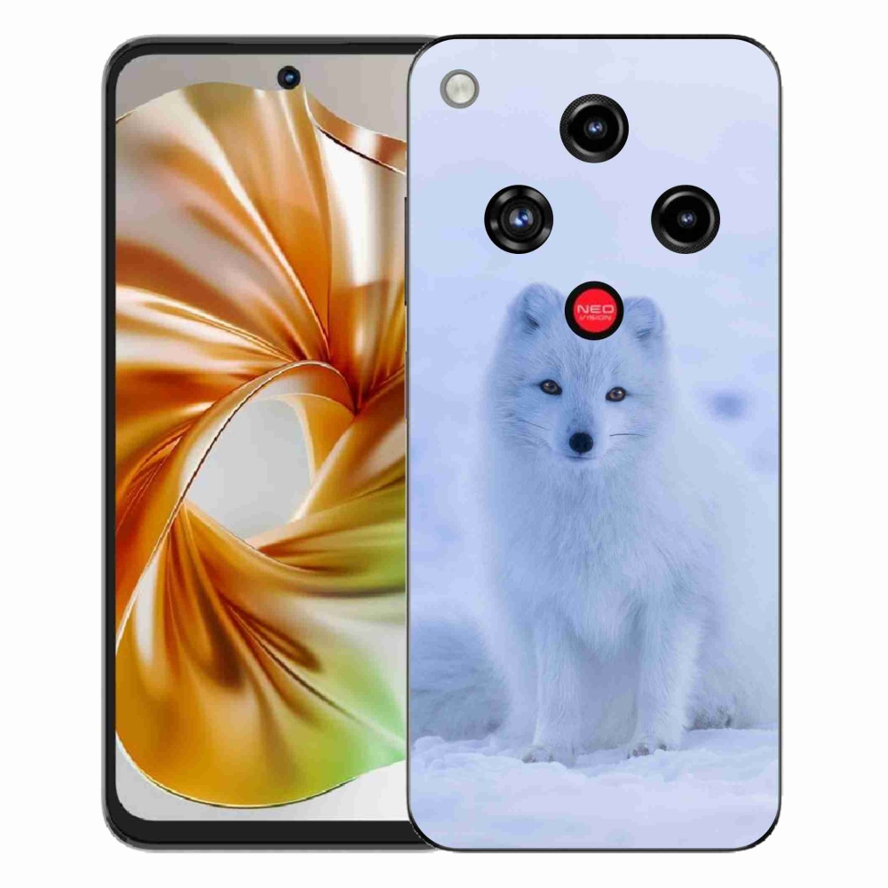 Gelový kryt mmCase na ZTE Nubia Focus 2 - polární liška