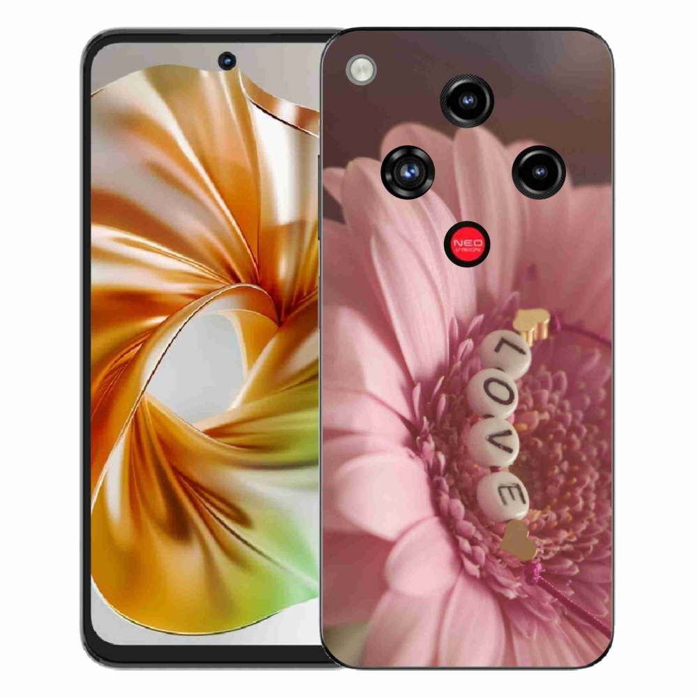 Gelový kryt mmCase na ZTE Nubia Focus 2 - přívěsek love