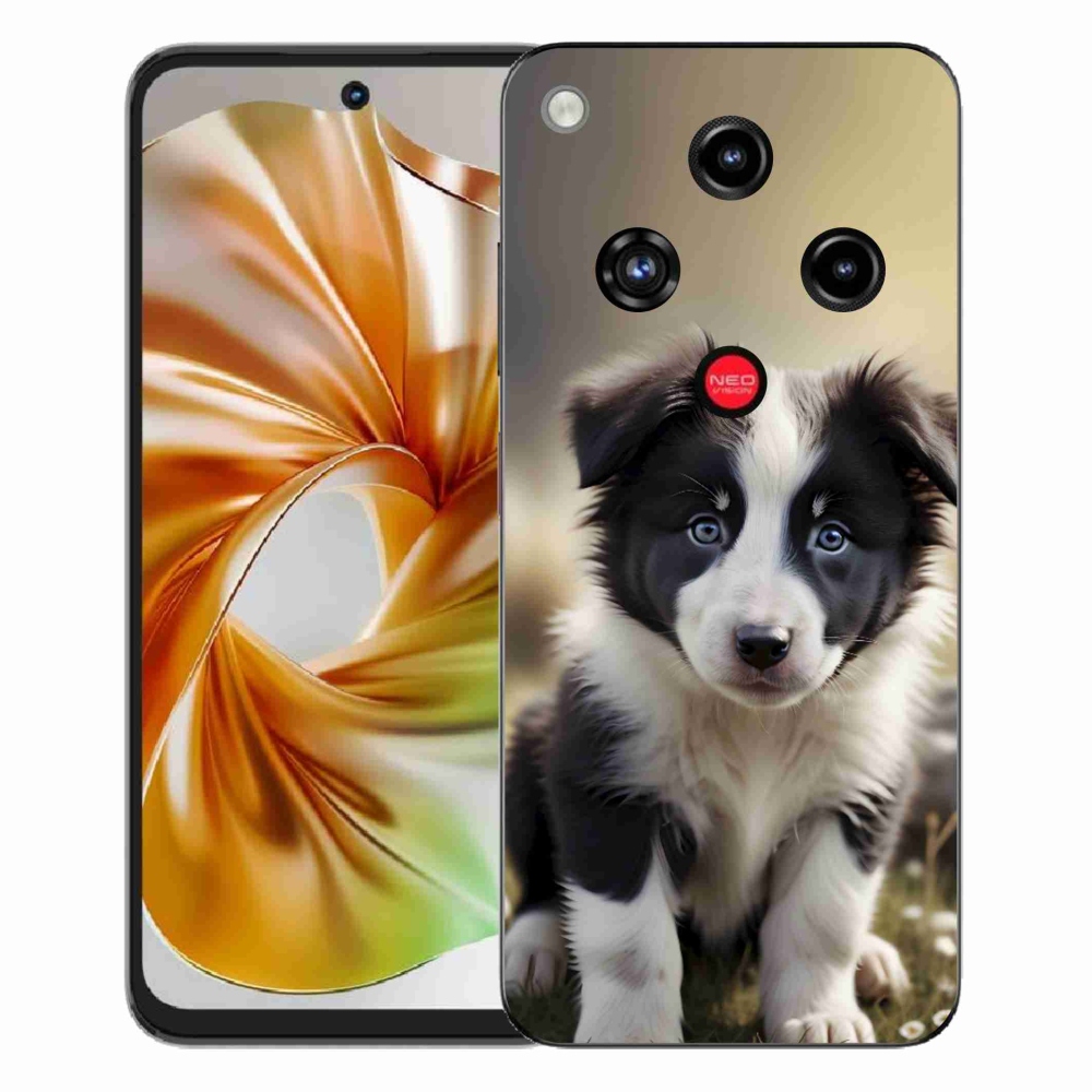Gelový kryt mmCase na ZTE Nubia Focus 2 - roztomilá border kolie