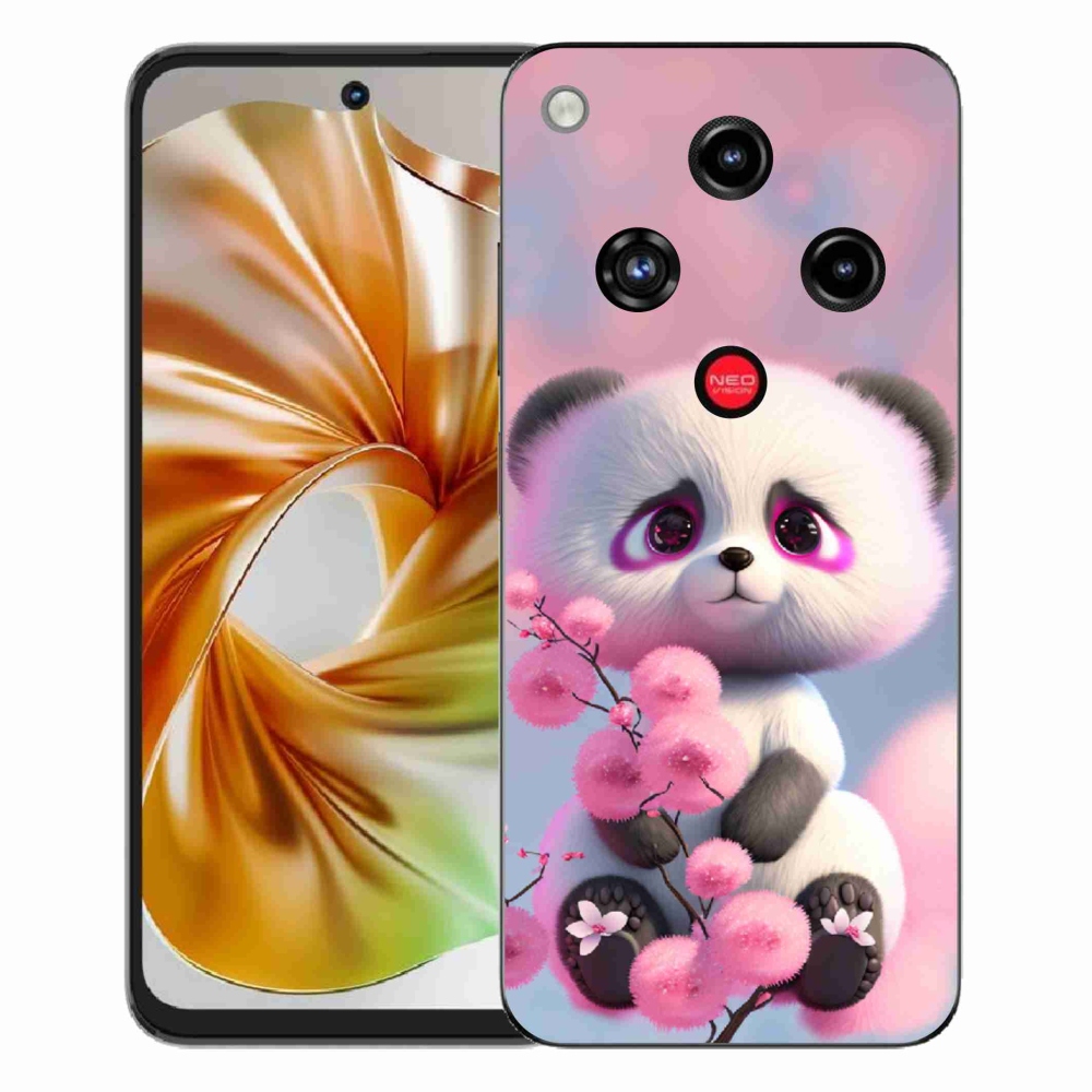 Gelový kryt mmCase na ZTE Nubia Focus 2 - roztomilá panda 1