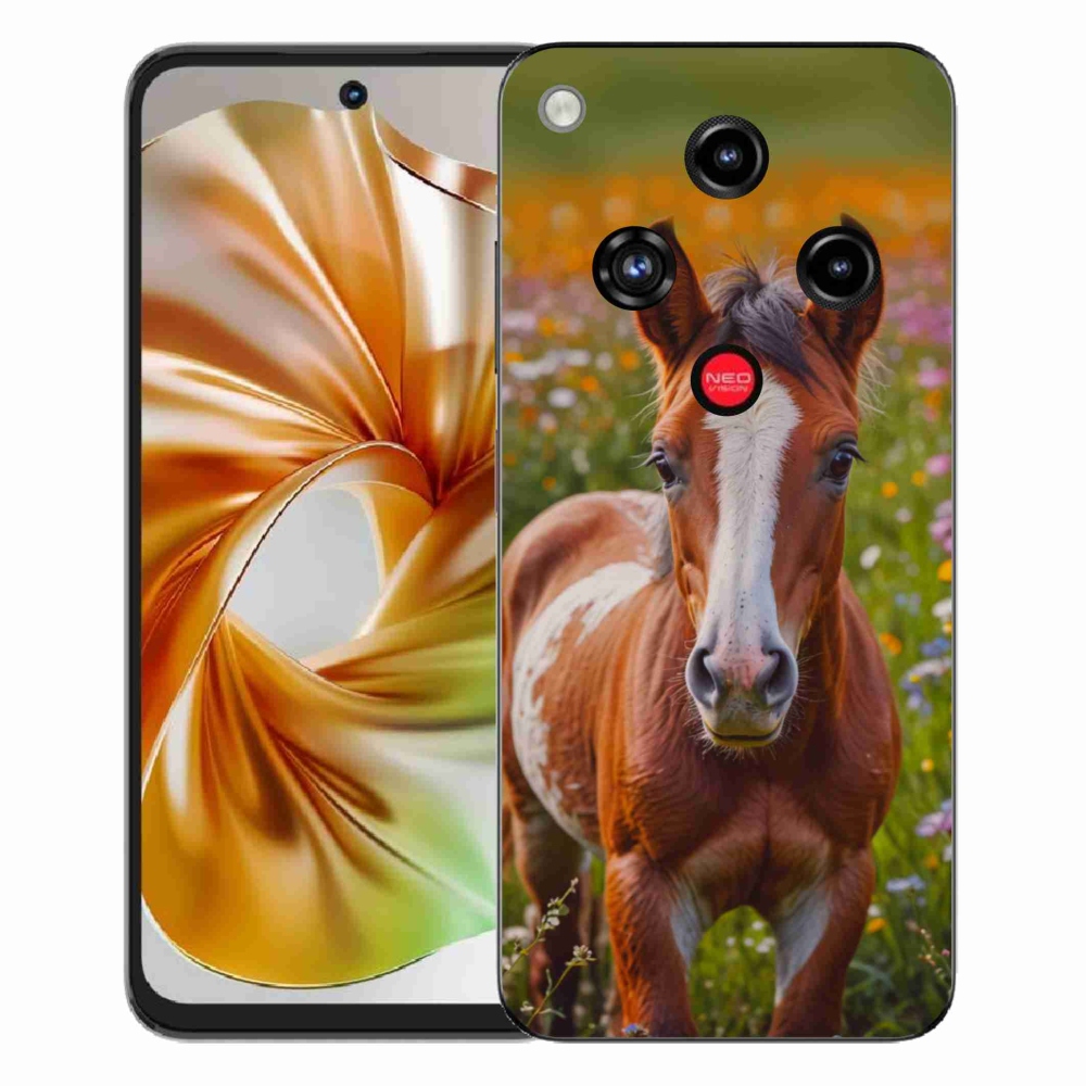 Gelový kryt mmCase na ZTE Nubia Focus 2 - roztomilé hříbě
