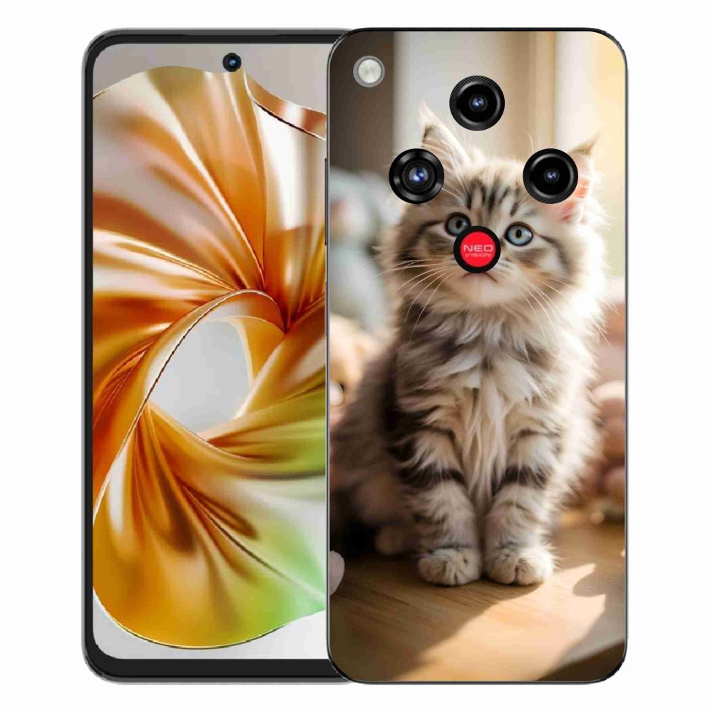 Gelový kryt mmCase na ZTE Nubia Focus 2 - roztomilé kotě 10