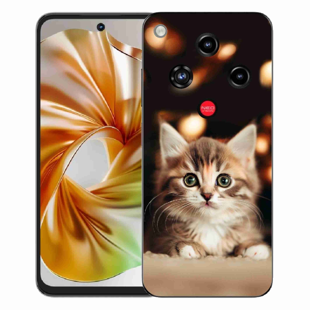 Gelový kryt mmCase na ZTE Nubia Focus 2 - roztomilé kotě 2