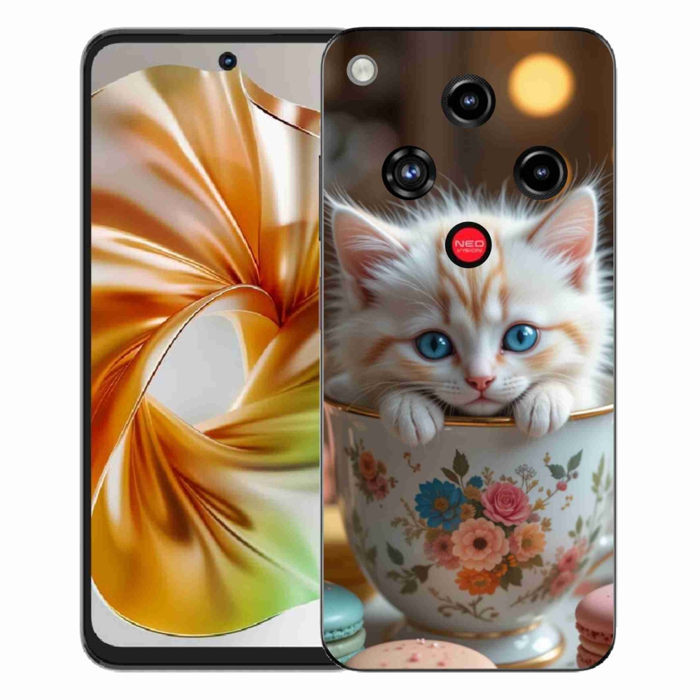 Gelový kryt mmCase na ZTE Nubia Focus 2 - roztomilé kotě 6