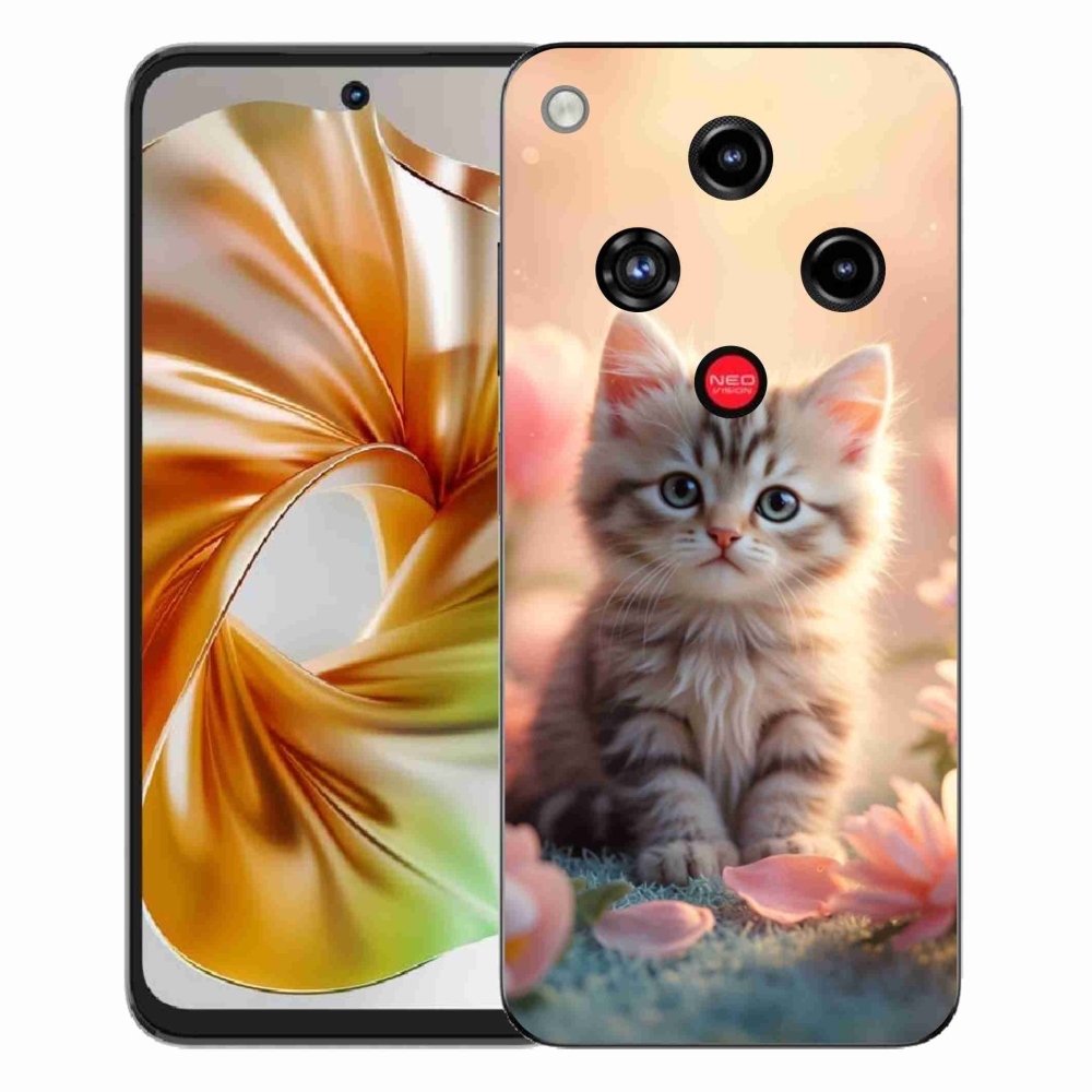 Gelový kryt mmCase na ZTE Nubia Focus 2 - roztomilé kotě 8