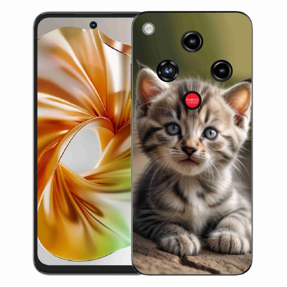 Gelový kryt mmCase na ZTE Nubia Focus 2 - roztomilé kotě 9
