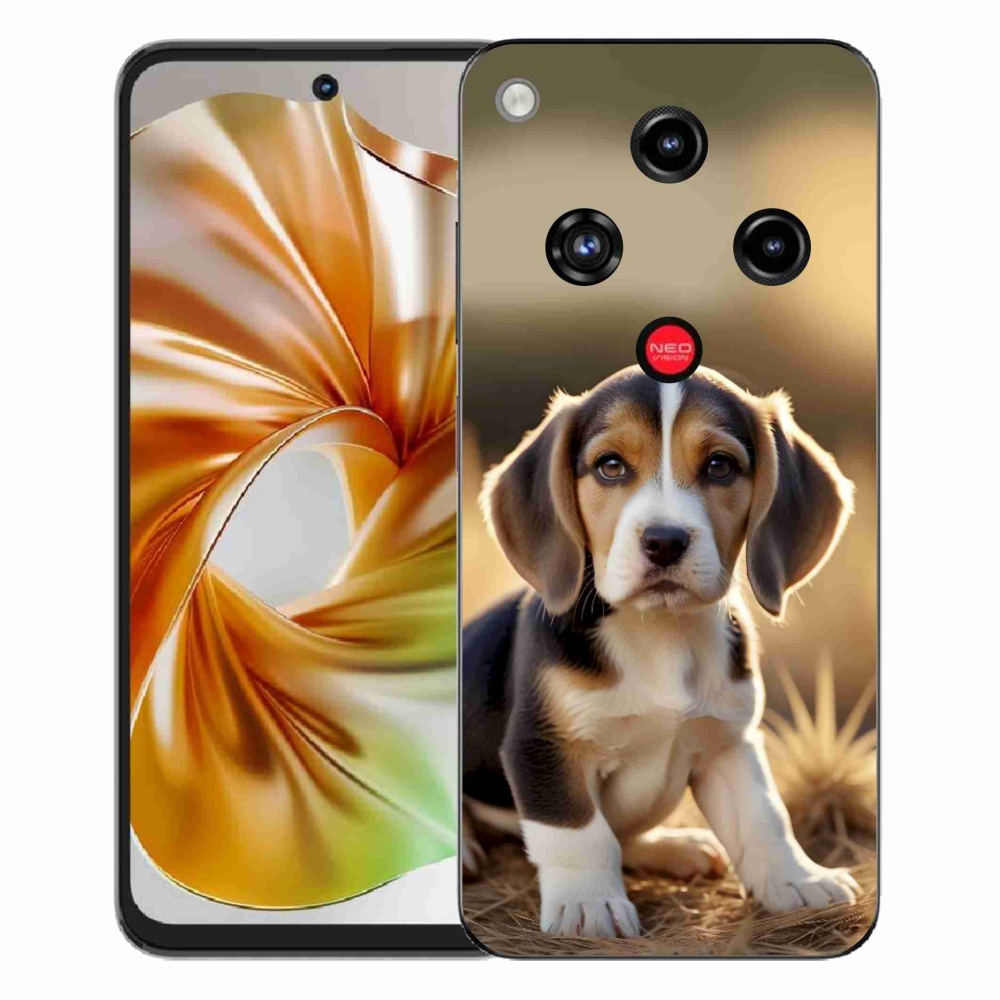 Gelový kryt mmCase na ZTE Nubia Focus 2 - roztomilý bígl