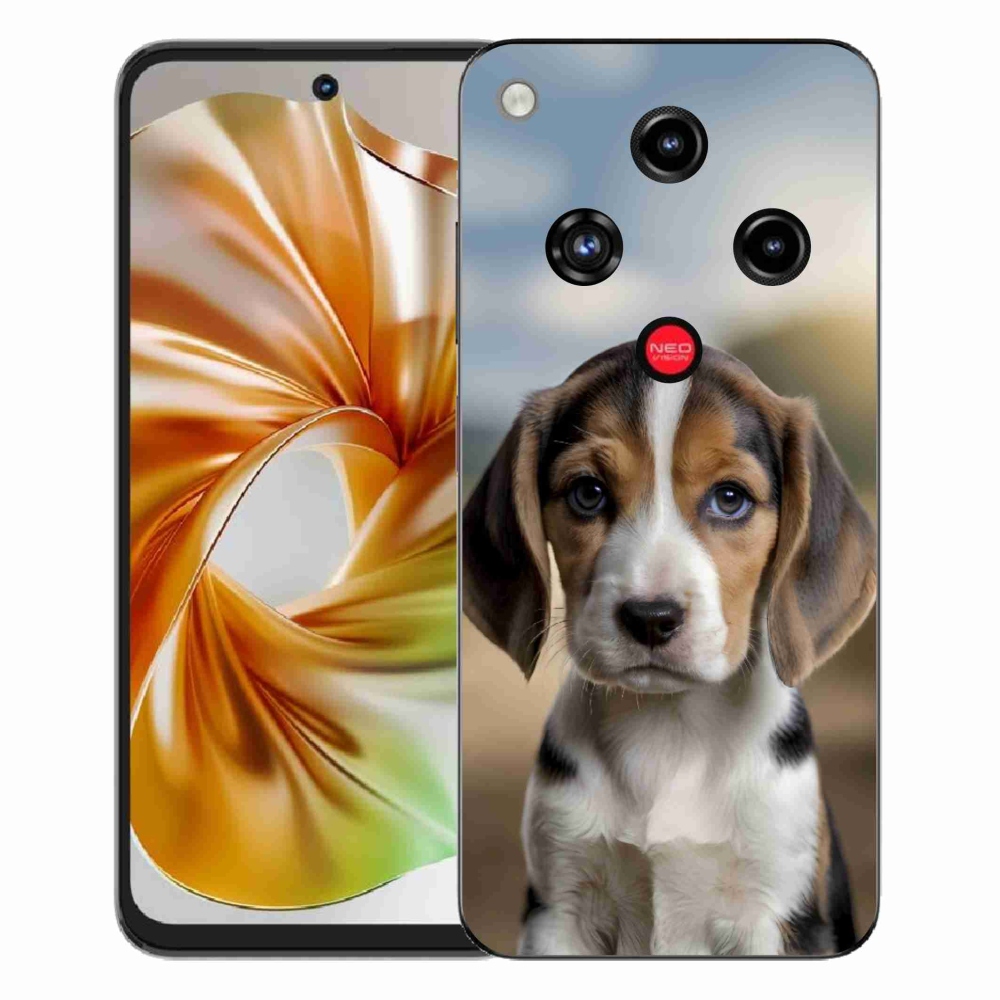 Gelový kryt mmCase na ZTE Nubia Focus 2 - roztomilý bígl