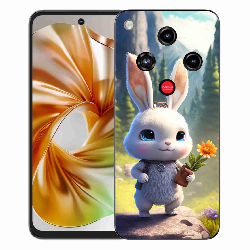Gelový kryt mmCase na ZTE Nubia Focus 2 - roztomilý králíček