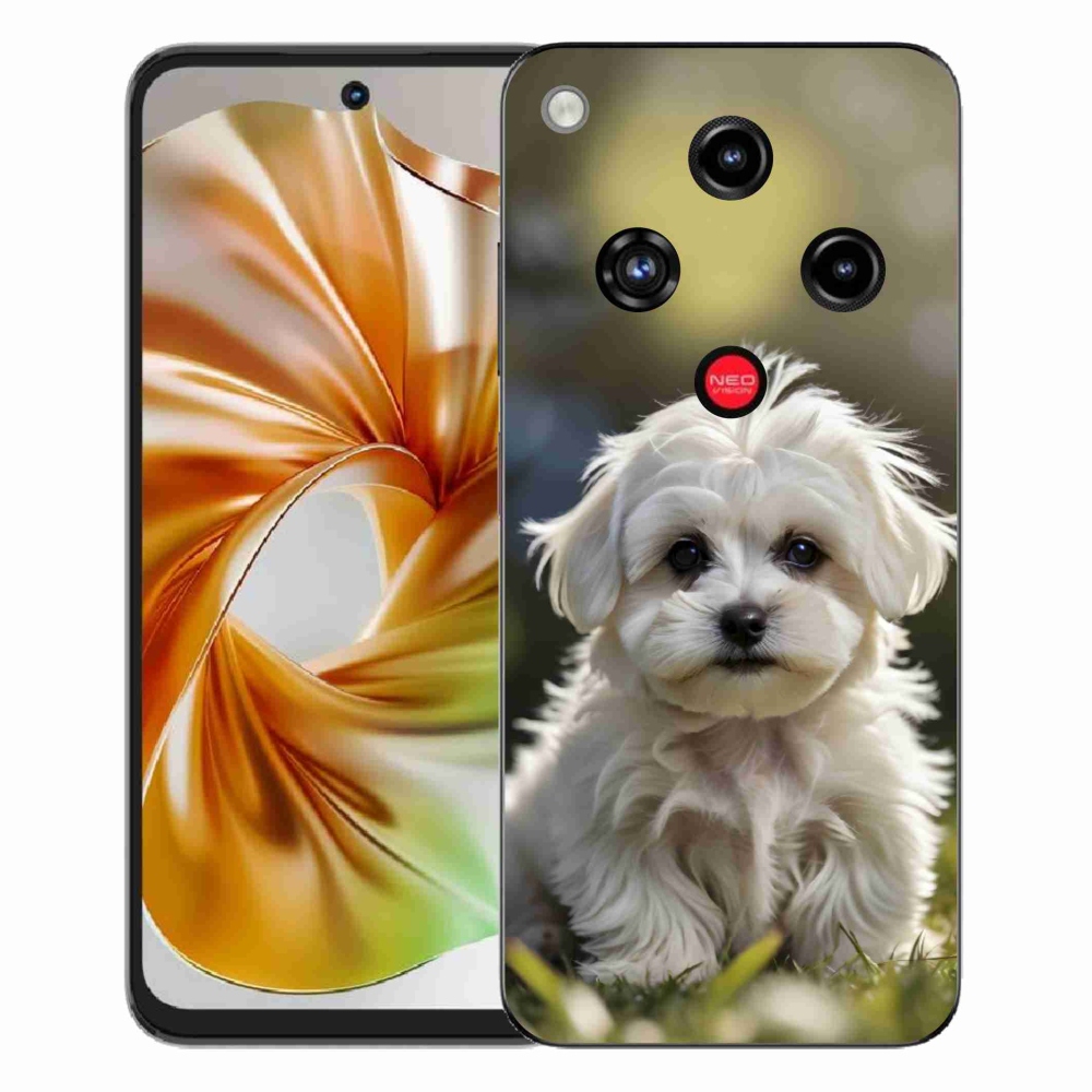 Gelový kryt mmCase na ZTE Nubia Focus 2 - roztomilý maltézský psík