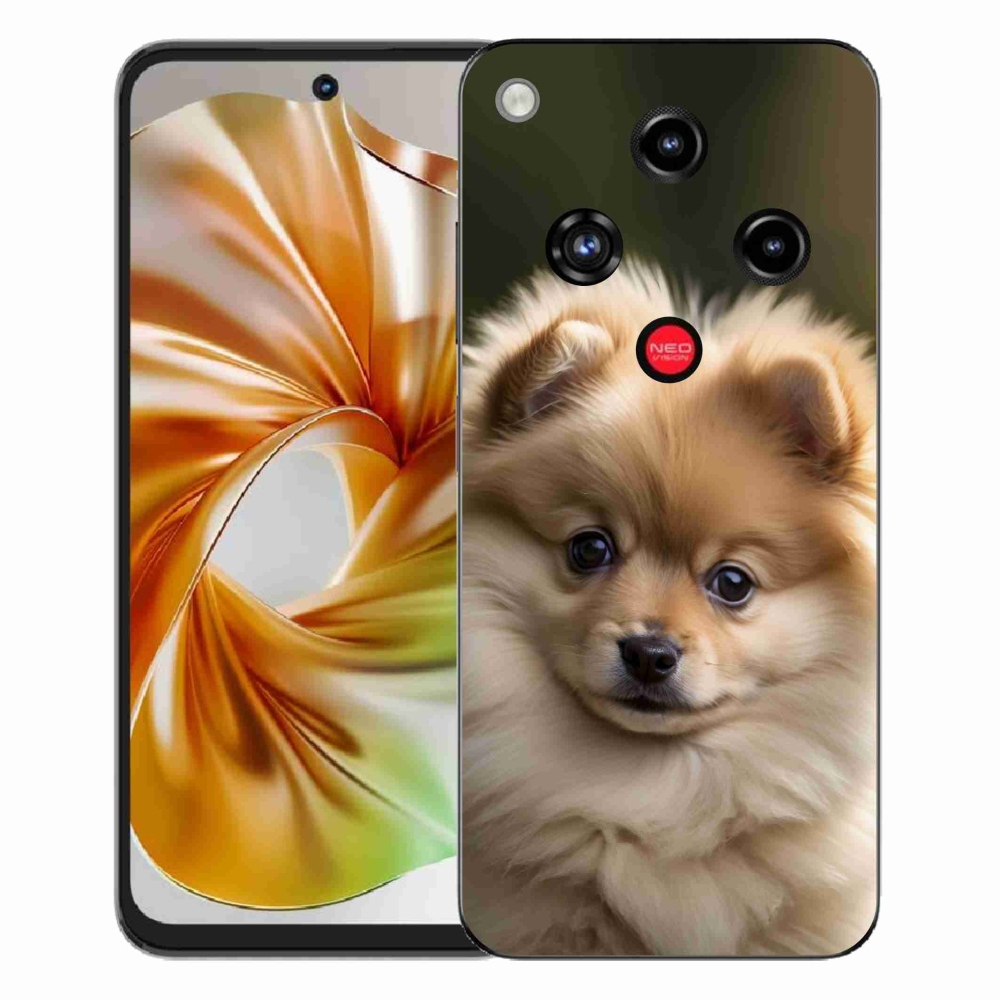 Gelový kryt mmCase na ZTE Nubia Focus 2 - roztomilý pomeranian 2