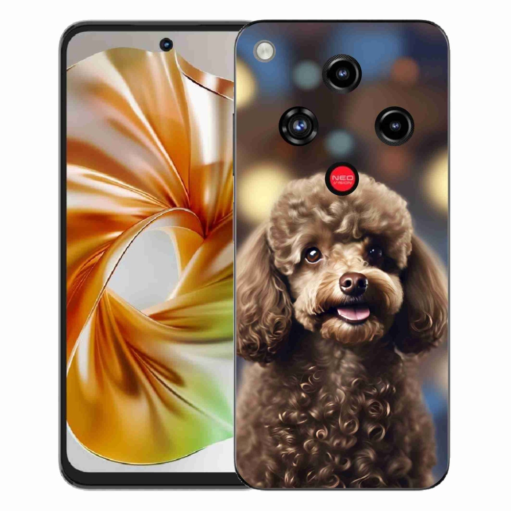 Gelový kryt mmCase na ZTE Nubia Focus 2 - roztomilý pudl