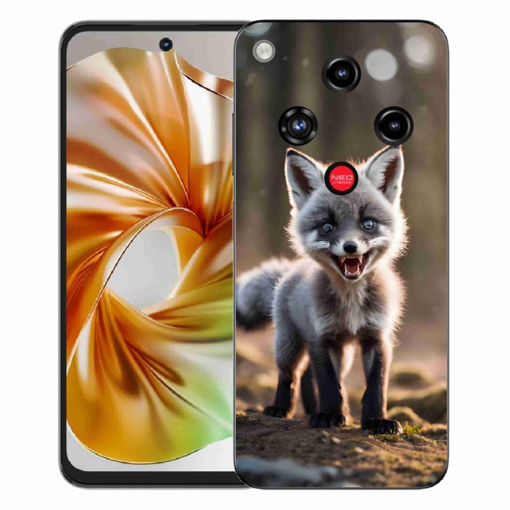 Gelový kryt mmCase na ZTE Nubia Focus 2 - rozzuřená liška