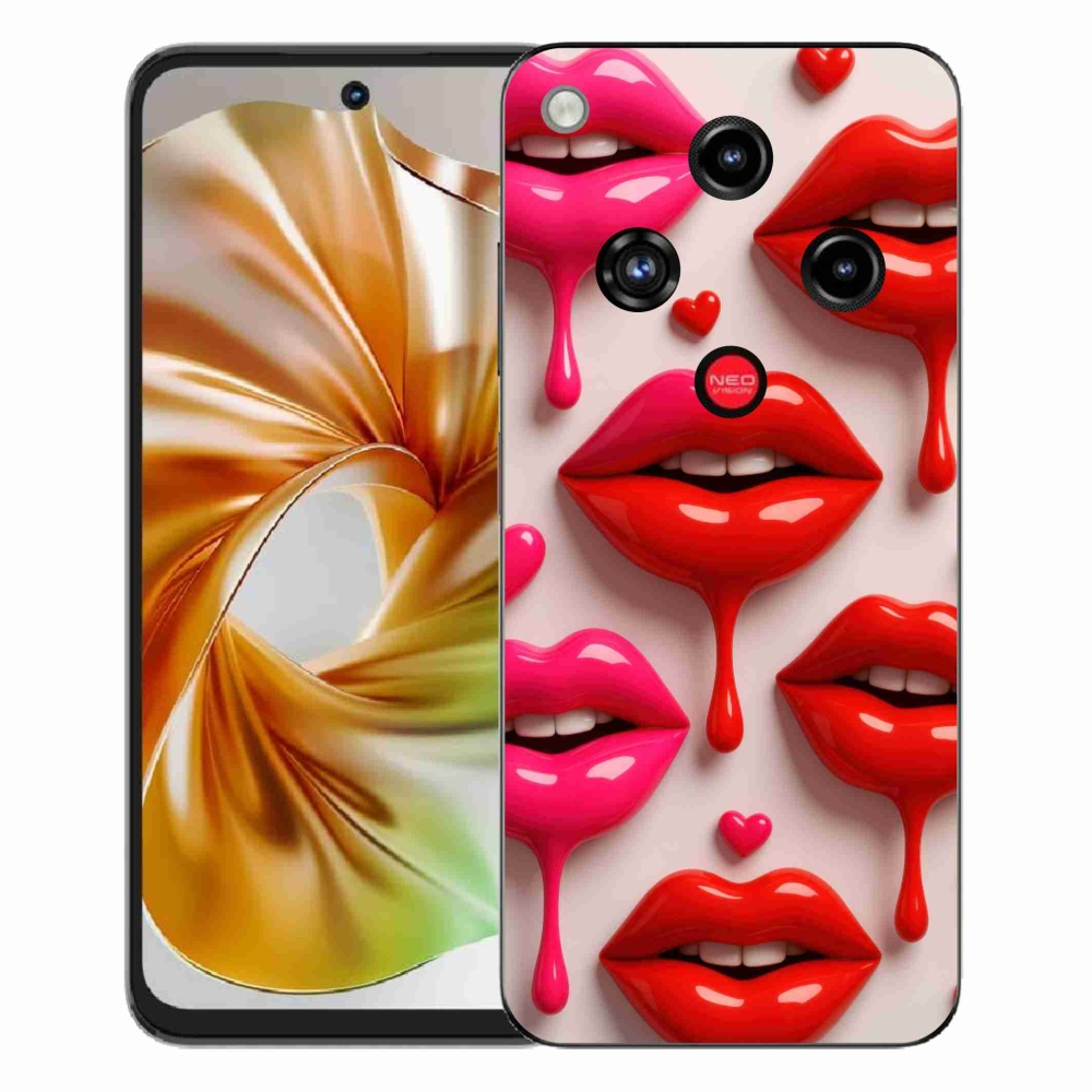 Gelový kryt mmCase na ZTE Nubia Focus 2 - rty 2